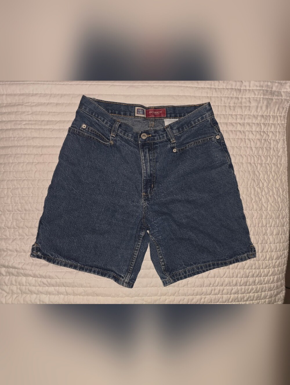 Vintage 1990s High Rise Blue Jean Shorts From Faded Glory